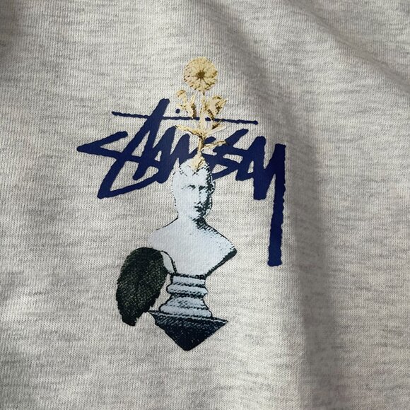 Stussy Psychedelic Hoodie In Gray Size S - Picture 3 of 8
